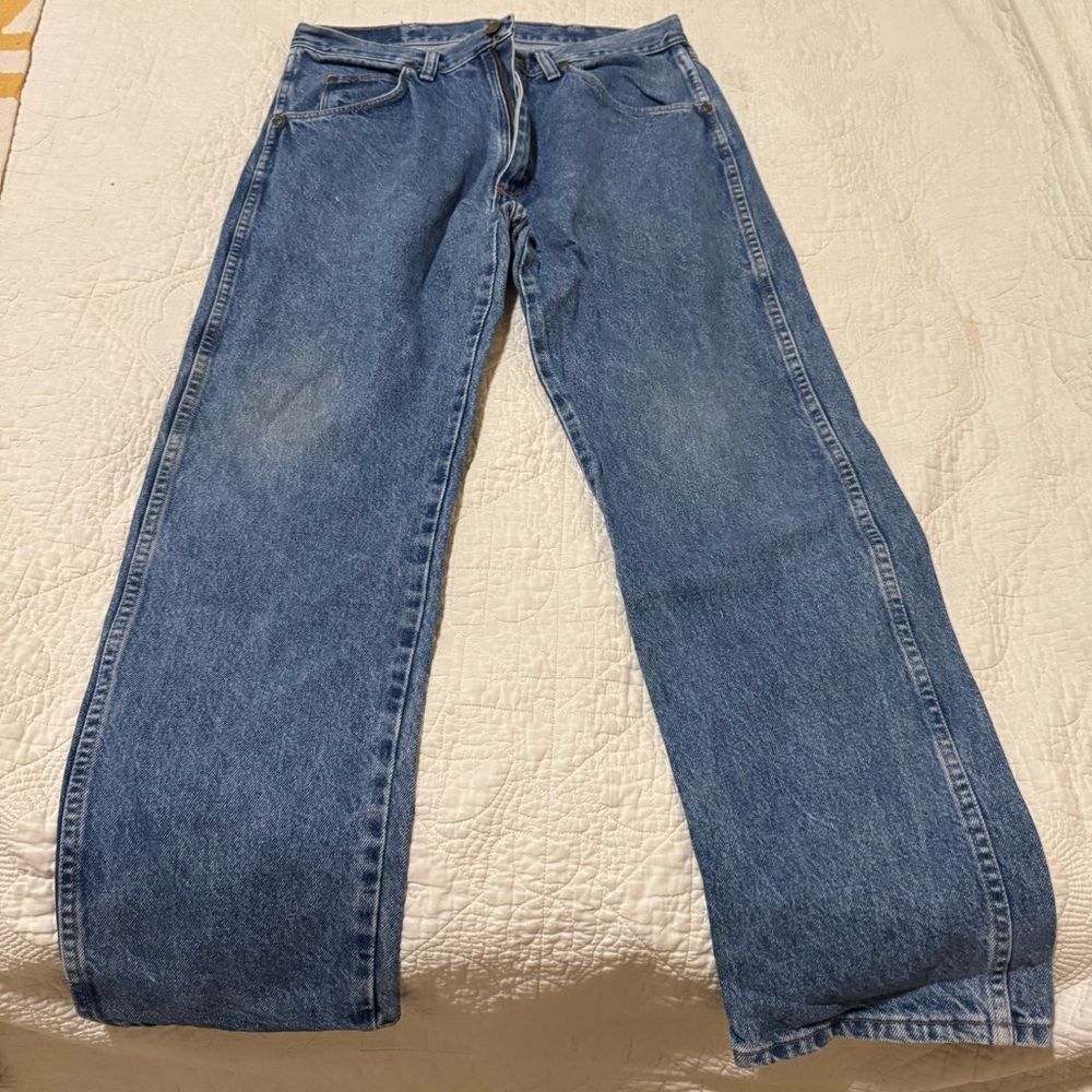Vintage Y2K Blue Men's Wrangler Jeans size 32
